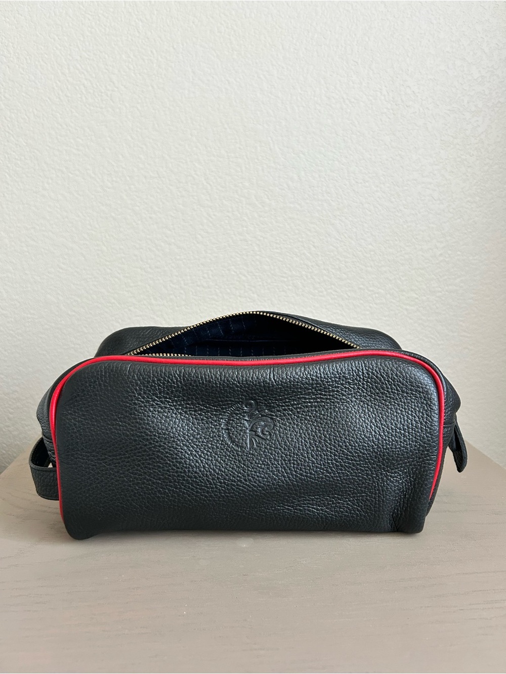 ANONIMO FIORENTINO ITALY LEATHER TOILETRY BAG - Picture 3 of 13